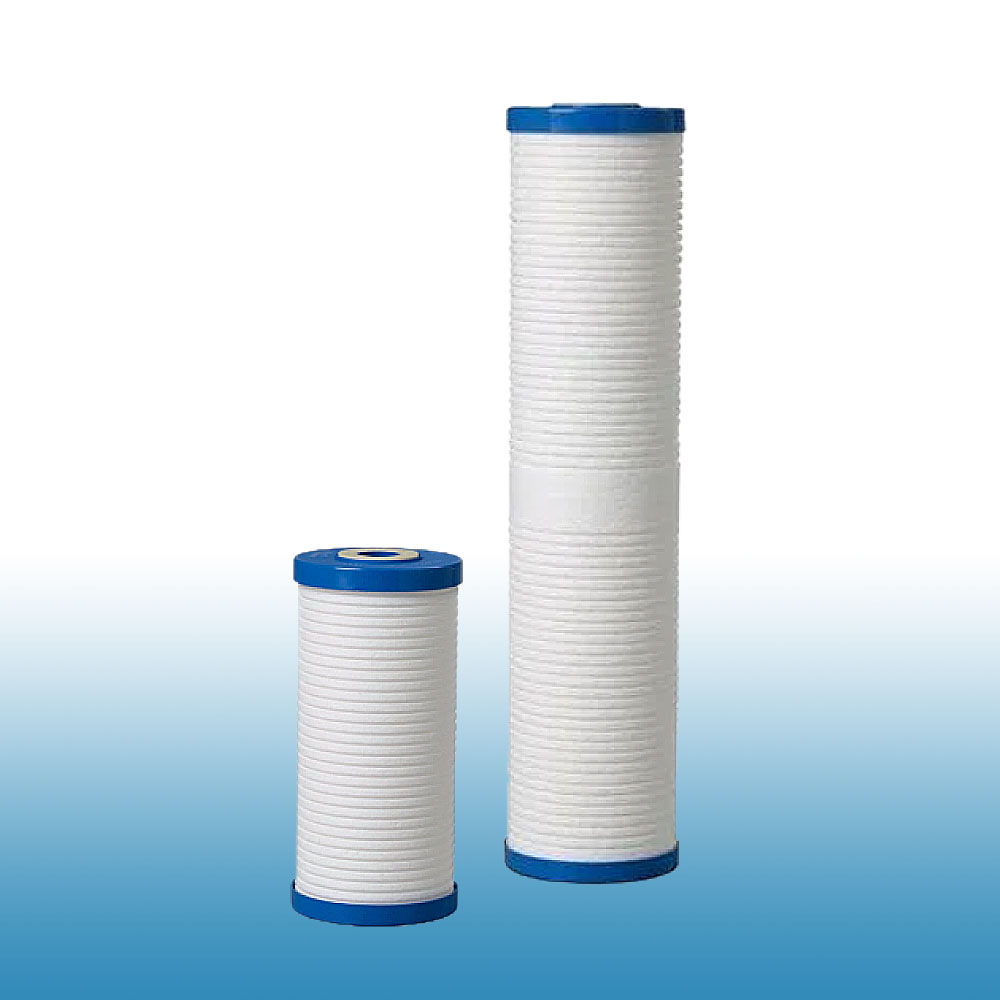 E-MBPP-AP810 series Melt-Blown Polypropylene Microfiber Graded Density Filter Cartridges – Deep Groove